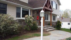 stone walkway stairs and venere in Bergen County