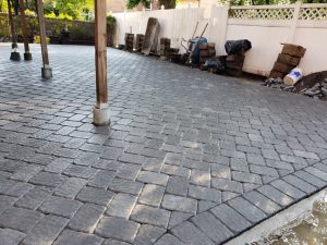 Paver patio in Edgewater NJ