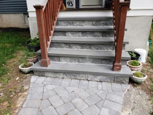 Walkway and stairs in Cliffside Prk NJ