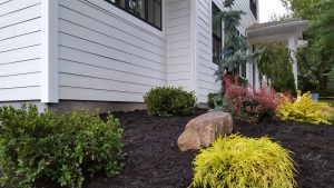 a beautifully landscaped garden in Fort Lee NJ