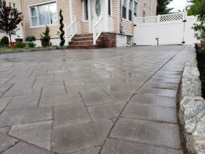 a beautiul paver driveay in Ridgefield NJ 3