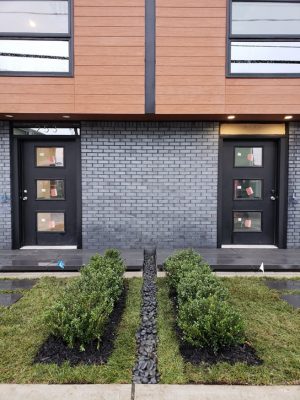 commercail landscaping job completed in Fort Lee NJ 2