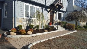 landscaping and hardscaping befroe photo in Edgewater after