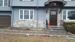 landscaping and hardscaping befroe photo in Edgewater