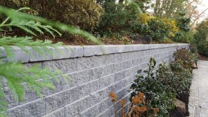 patio planting retaining wall garden and green wall in Englewood Cliffs NJ 2