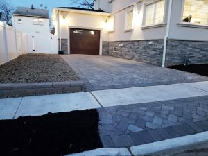 paver driveway abd gravel in Leonia NJ