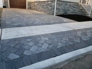 paver driveway in Leonia NJ