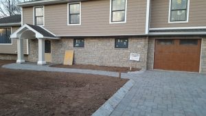 paver driveway wwith belgium block in Englewood Cliffs NJ