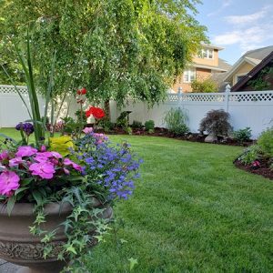 back yard landscape design in Englewood Cliffs NJ