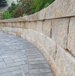 Retaining Rock Wall in Ridgefield NJ